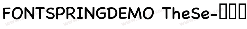 FONTSPRINGDEMO TheSe字体转换